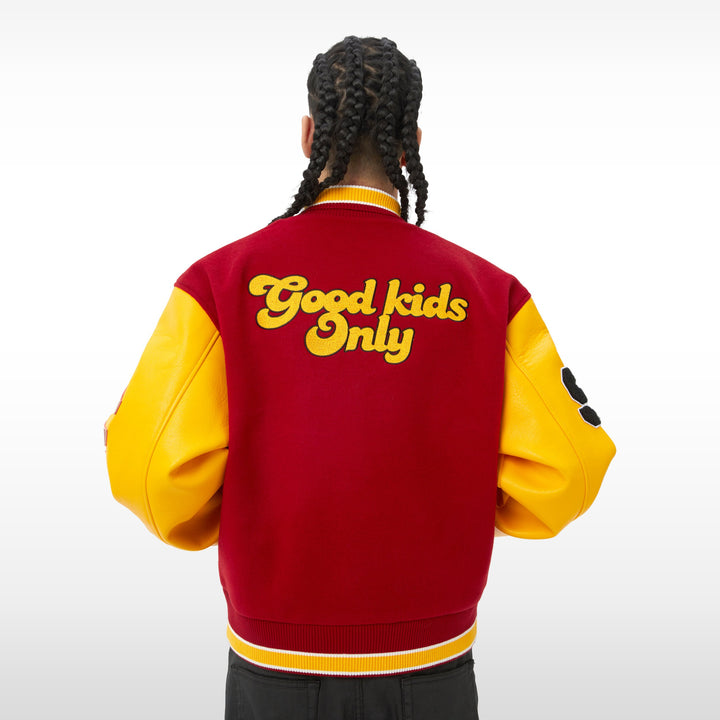 DONCARE (AFGK) "Number 99 Varsity Jacket" - RED