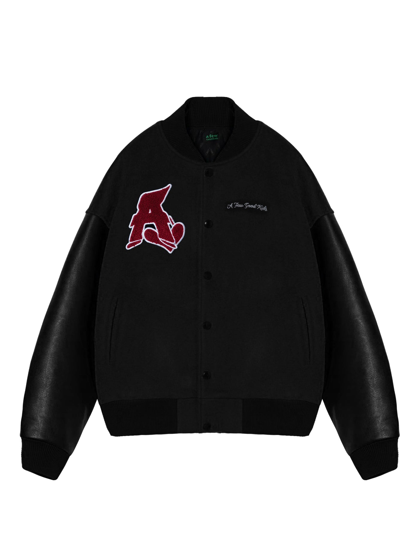 DONCARE(AFGK) "Basic Logo Varsity Jacket"