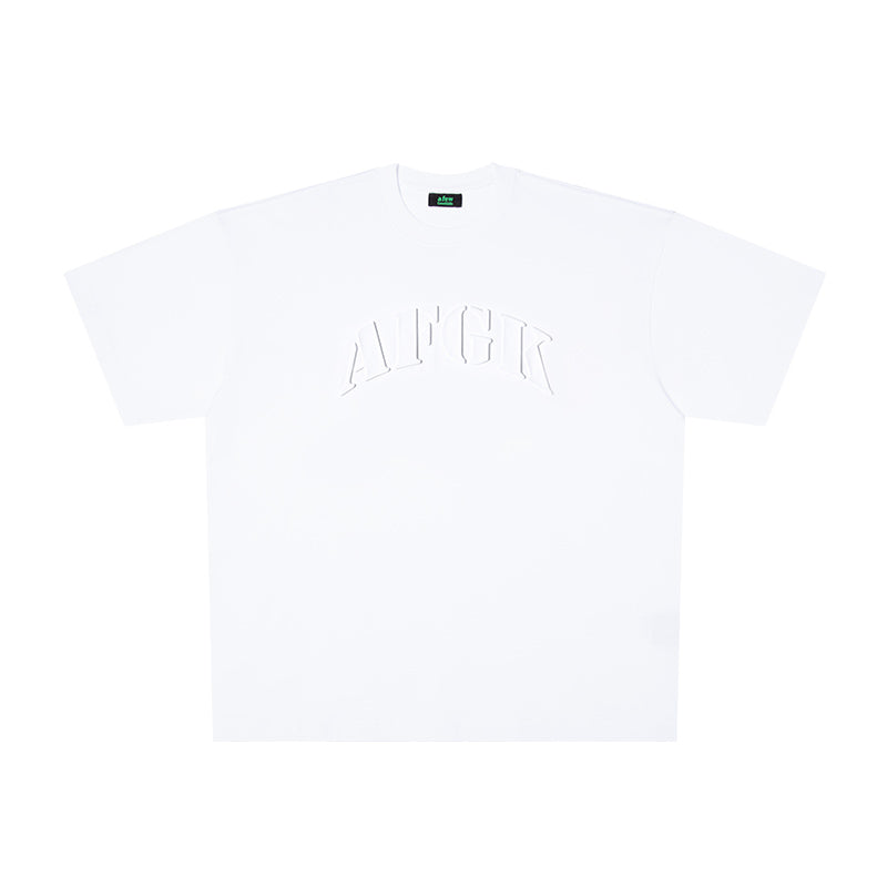 DONCARE(AFGK) "3D Embossed logo t-shirt"