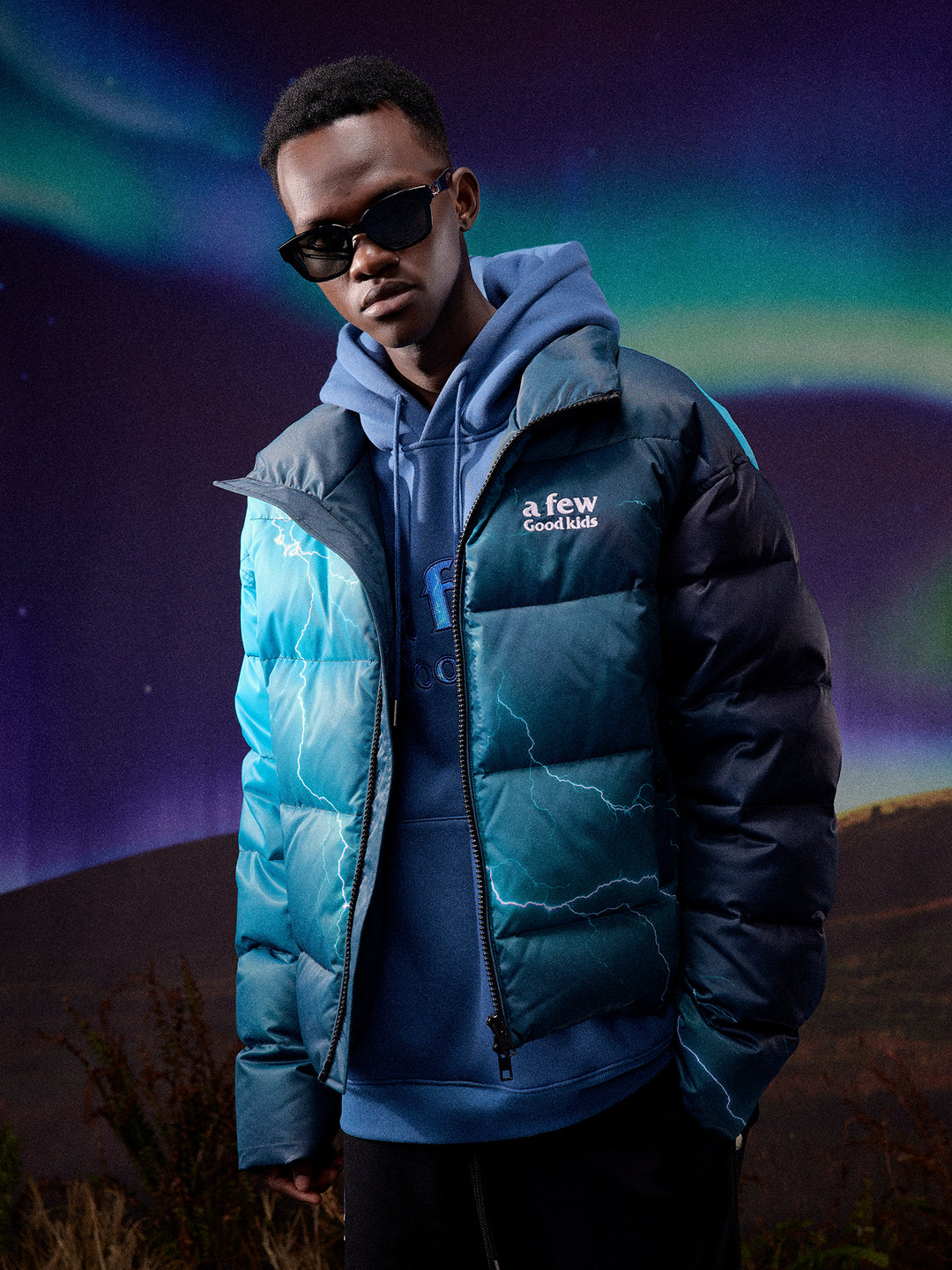 DONCARE(AFGK) "Lightning Logo Down Jacket"