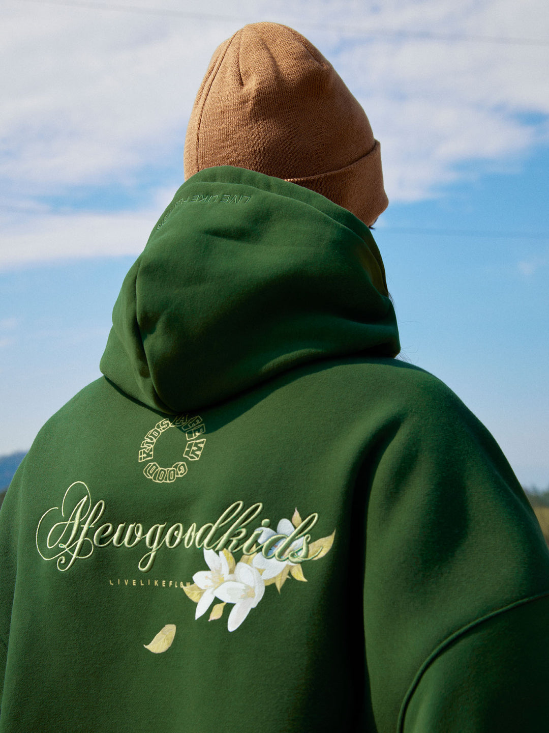 DONCARE(AFGK) "Bloom logo hoodie"