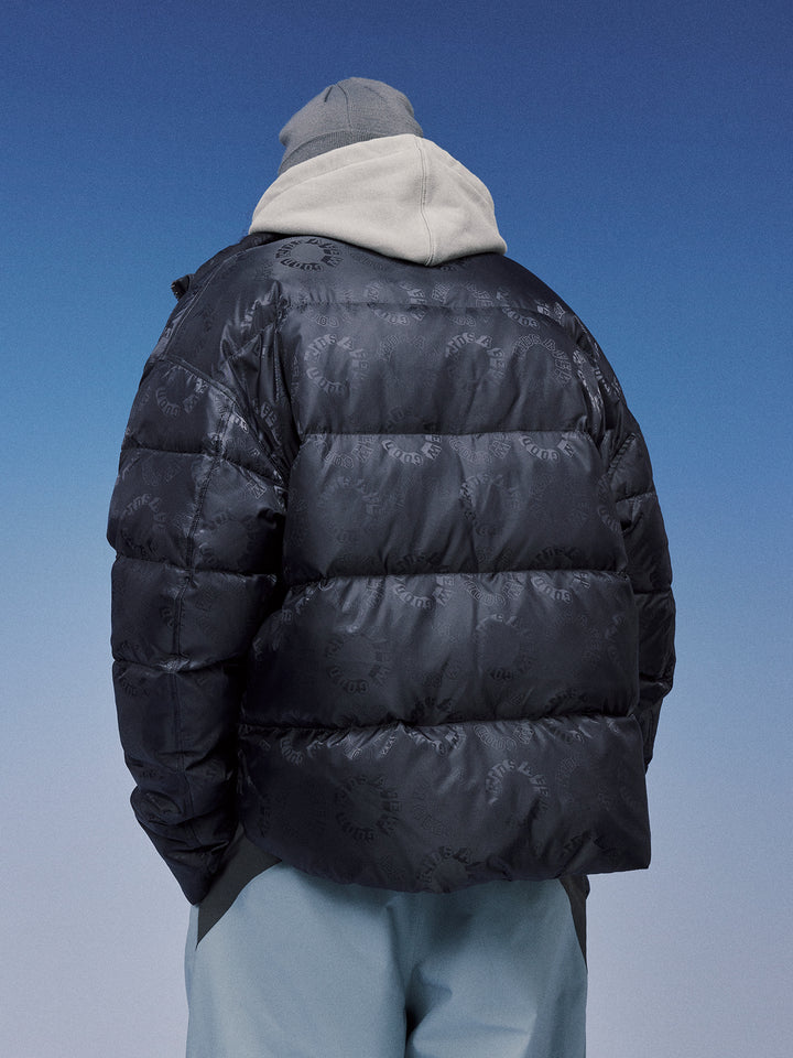 (AFGK) "Jacquard logo Puffer Down Jacket"
