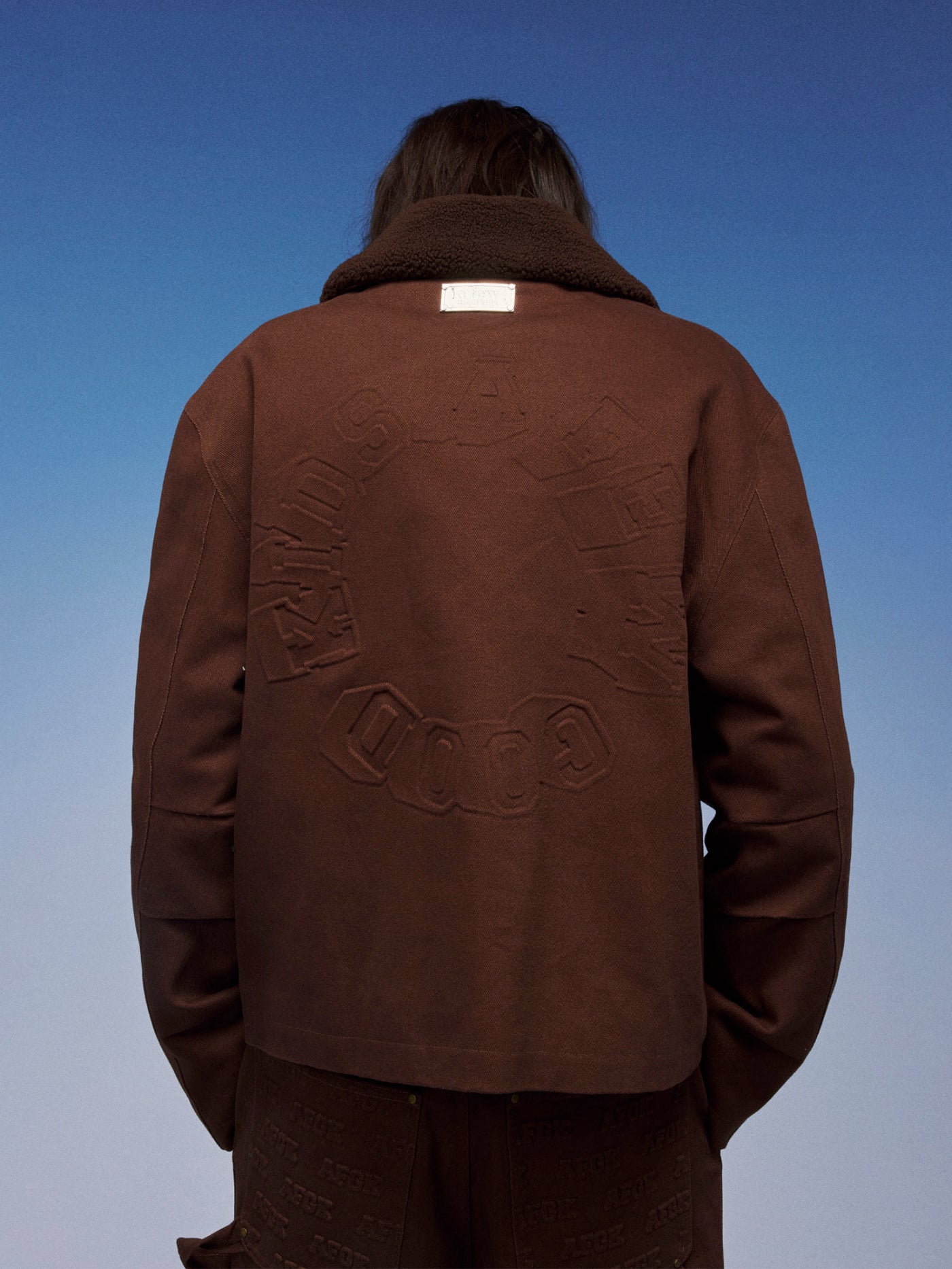 DONCARE(AFGK) "Stamped logo Denim Jacket"