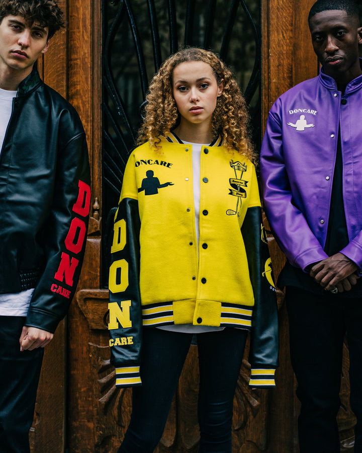 DONCARE Icon Varsity Jacket "Limited edition" - Yellow