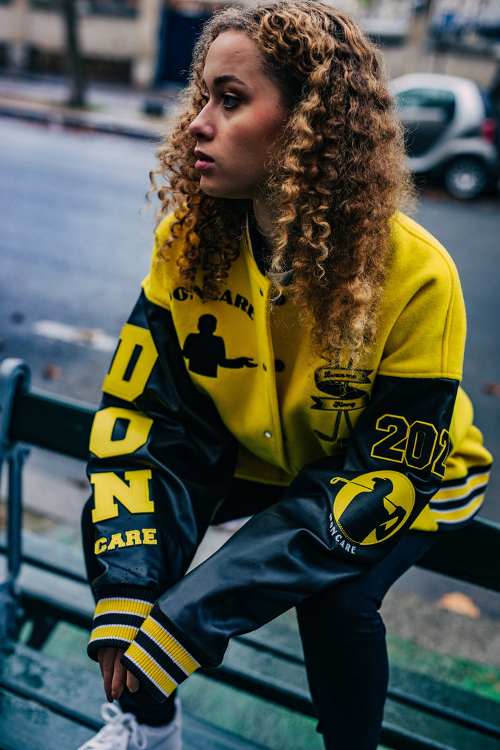 DONCARE Icon Varsity Jacket "Limited edition" - Yellow