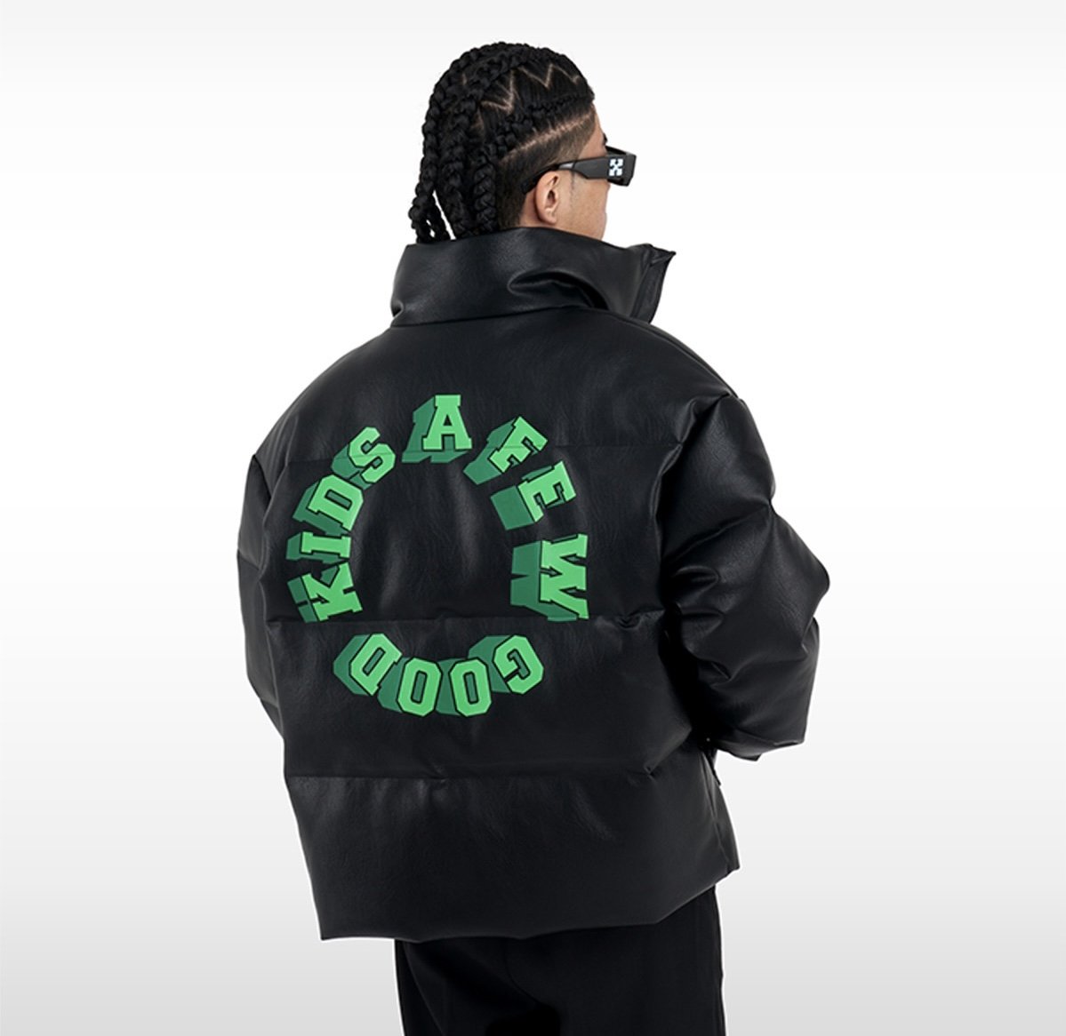 DONCARE (AFGK) "Reflective Logo Down Jacket" - Black