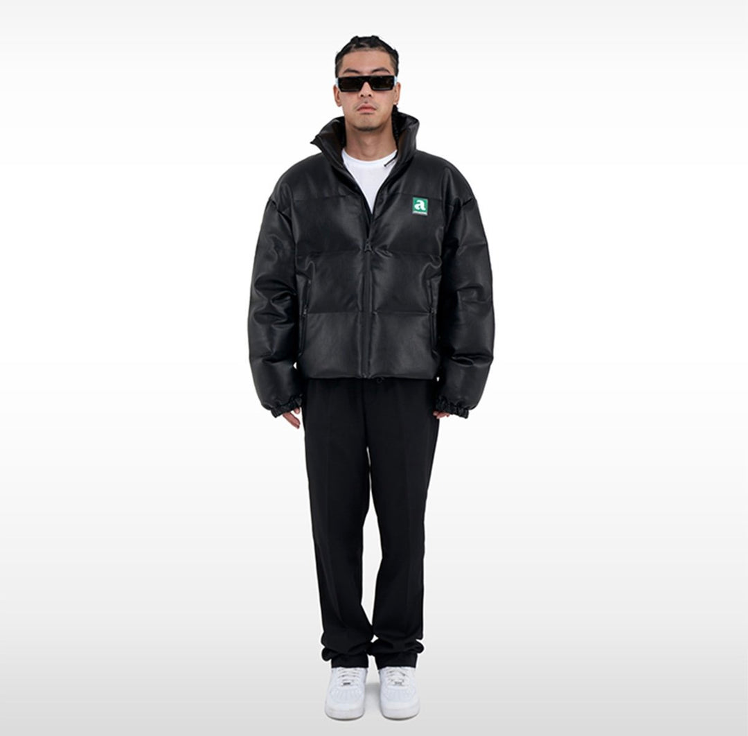 DONCARE (AFGK) "Reflective Logo Down Jacket" - Black