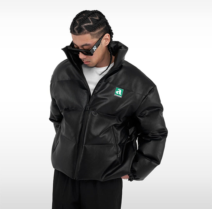 DONCARE (AFGK) "Reflective Logo Down Jacket" - Black