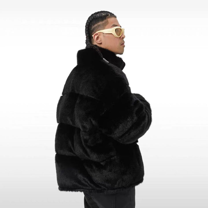 DONCARE (AFGK) "Faux Fur Down Jacket" - Black