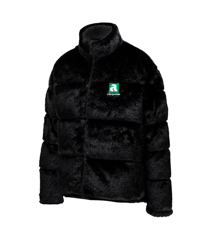 DONCARE (AFGK) "Faux Fur Down Jacket" - Black