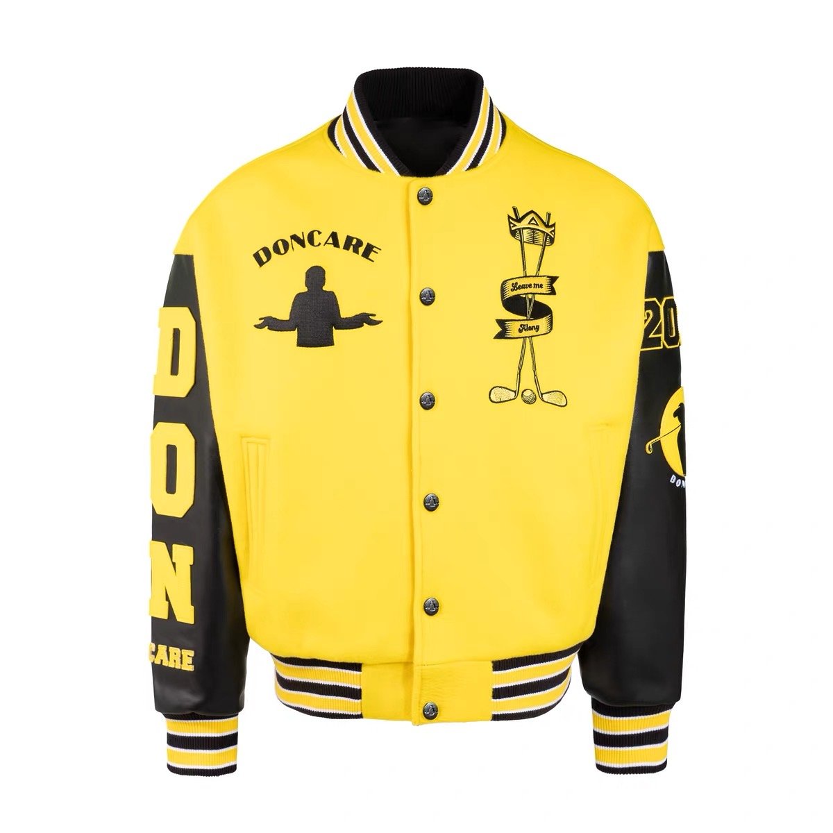 DONCARE Icon Varsity Jacket "Limited edition" - Yellow