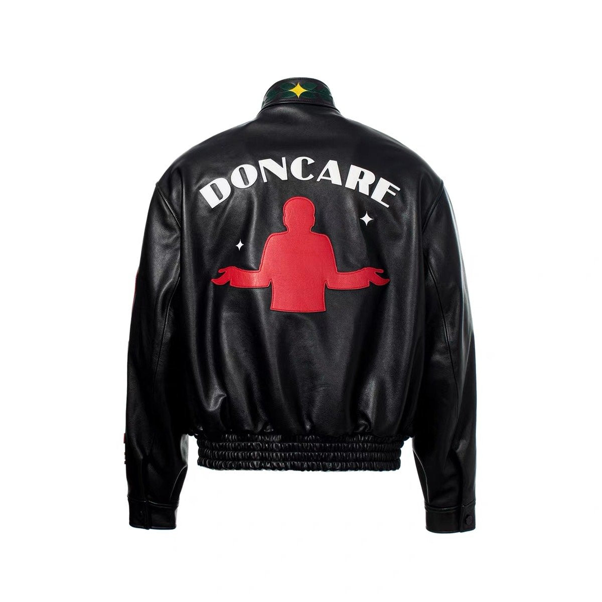 DONCARE Icon Leather Jacket - BLACK