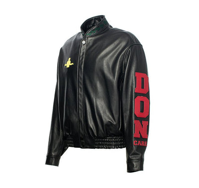 DONCARE Icon Leather Jacket - BLACK
