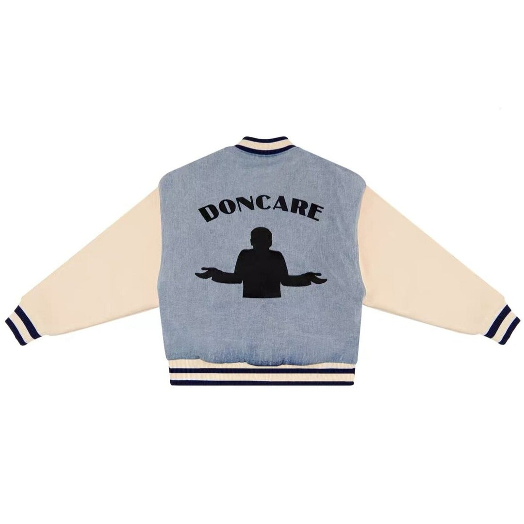 DONCARE (AFGK) "Denim Varsity Jacket"