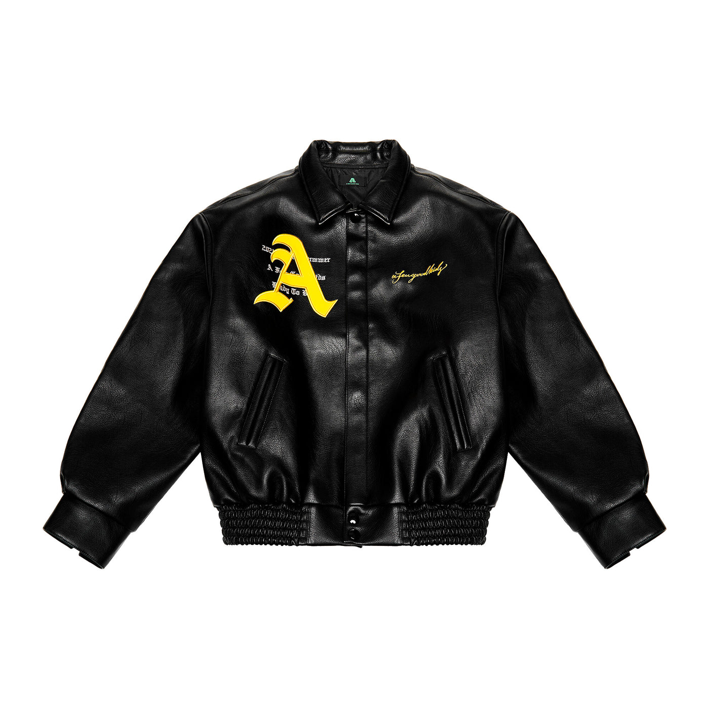 DONCARE (AFGK) "Racing Ferrari Leather Jacket" - Black
