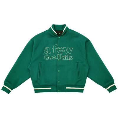 DONCARE (AFGK) "Peace Angel Varsity Jacket" - Green