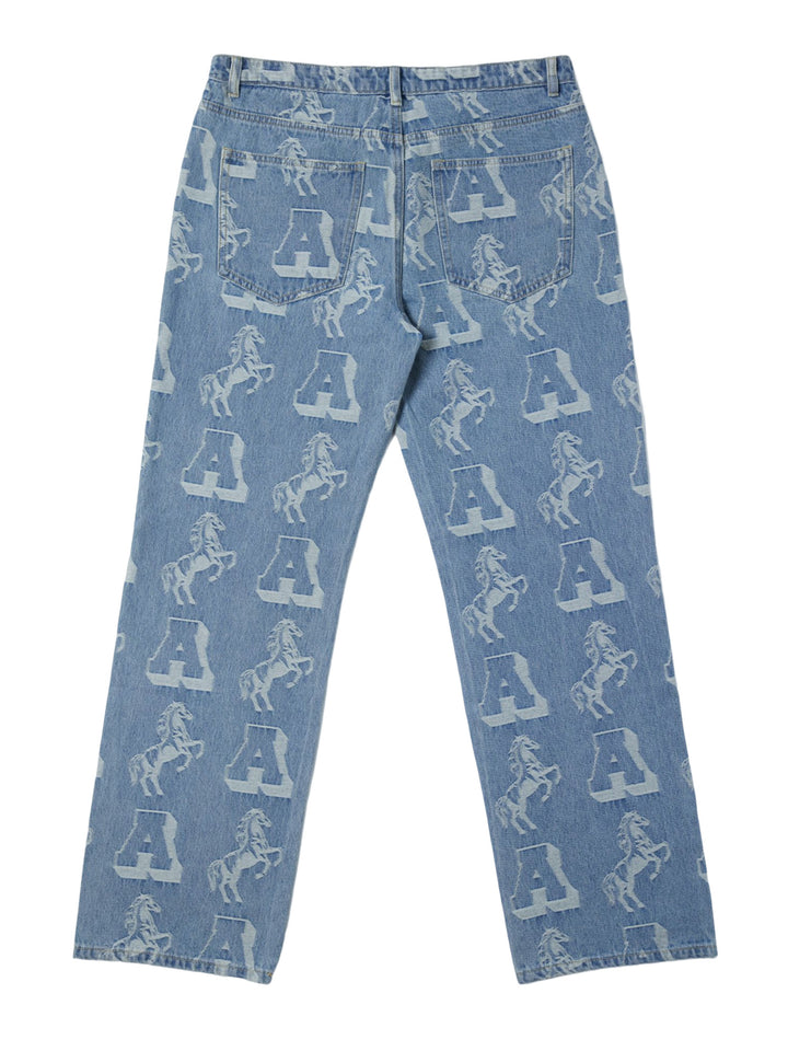 DONCARE(AFGK) "Jacquard Denim Pants"