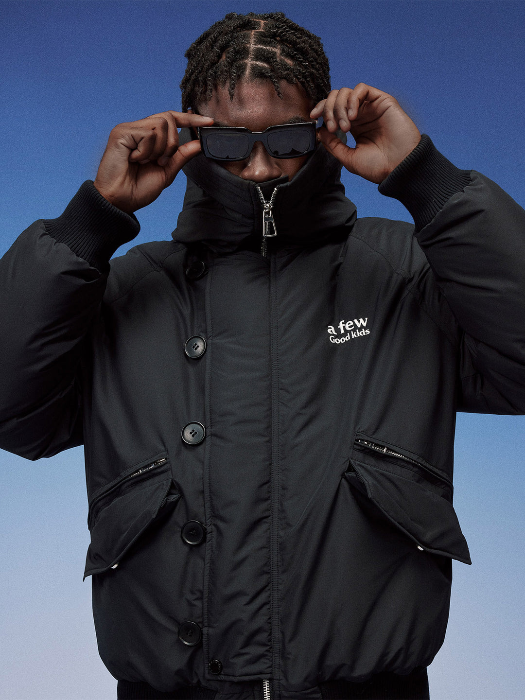 DONCARE(AFGK) “Reflective logo down jacket”