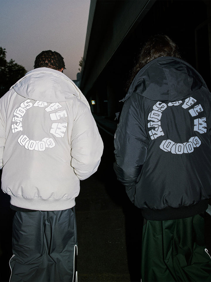 DONCARE(AFGK) “Reflective logo down jacket”