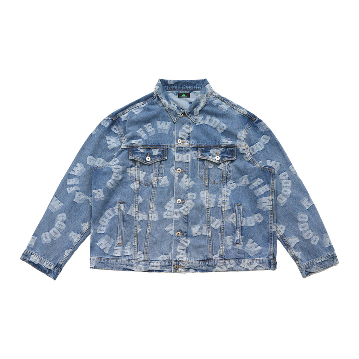 DONCARE "All-over Print Denim Jacket" - AFGK