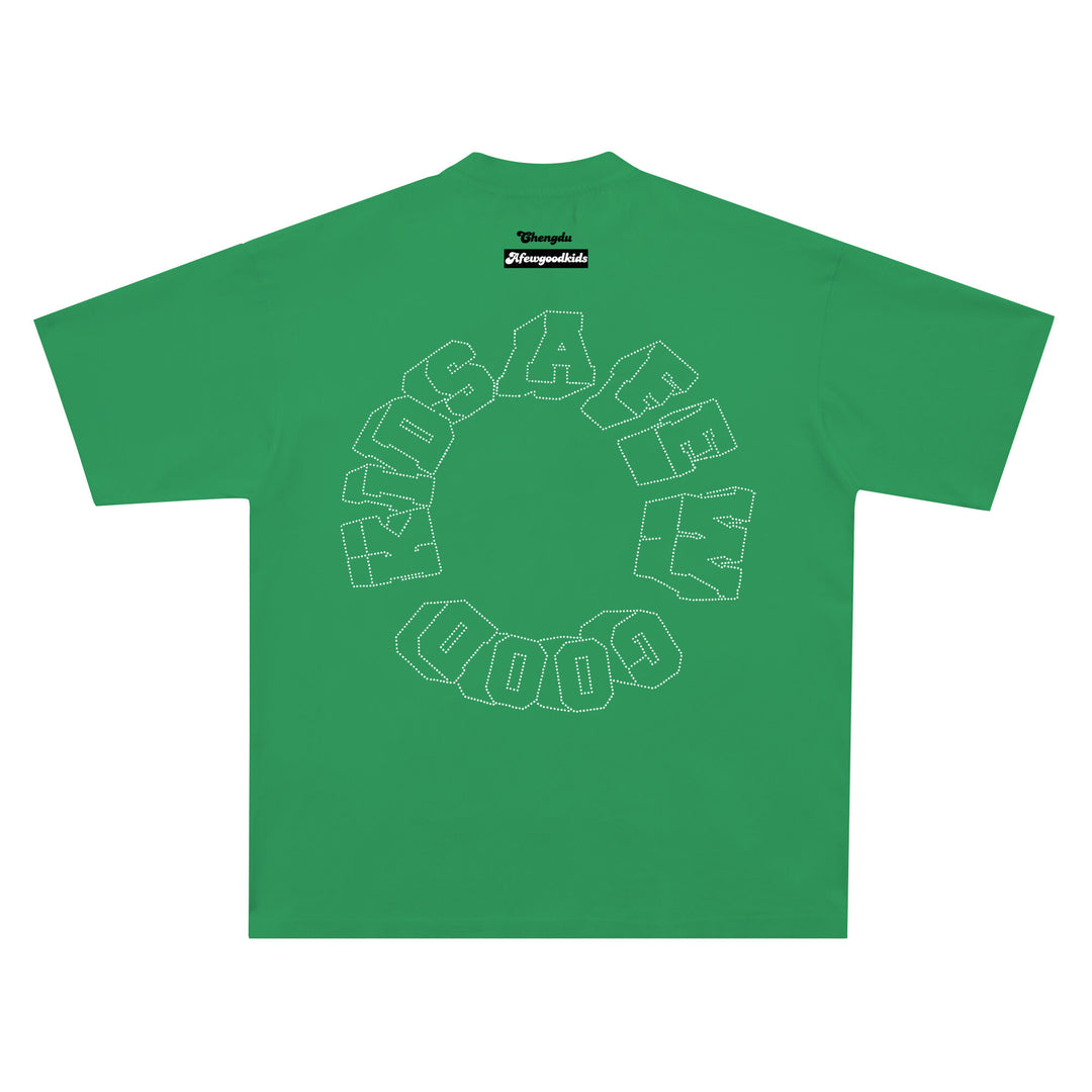 DONCARE "Rhinestone Logo Tee" - AFGK