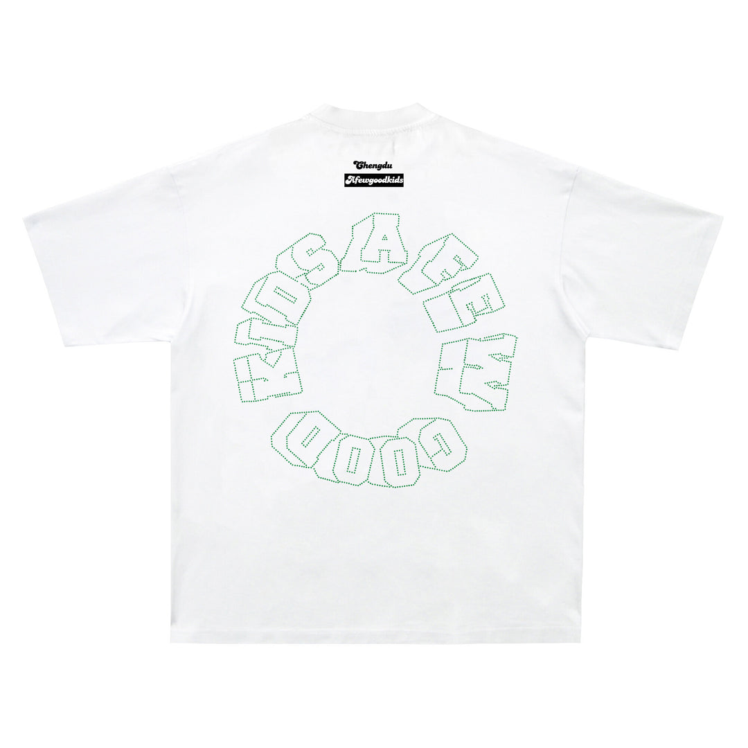 DONCARE "Rhinestone Logo Tee" - AFGK